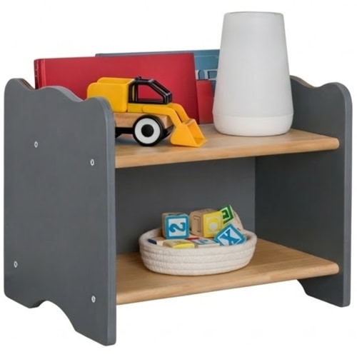 Low-Profile Toddler Nightstand for Floor Beds