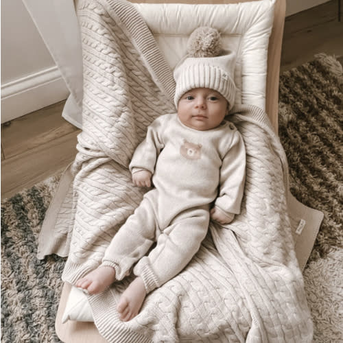 Luna + Luca Bear Jacquard Jumpsuit - Milk & Baby – Milk & Baby