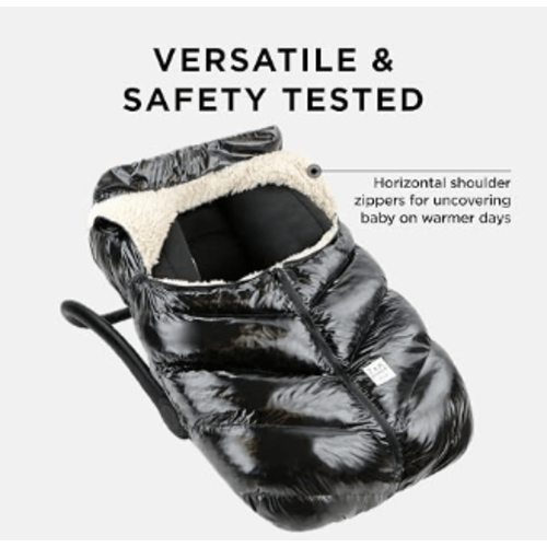 Car Seat Cocoon - Black Polar