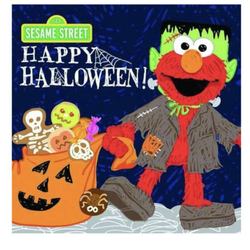 Happy Halloween!: A Spooky Sesame Street Treat (Elmo Books and Halloween Gifts for Toddlers and Kids) (Sesame Street Scribbles)