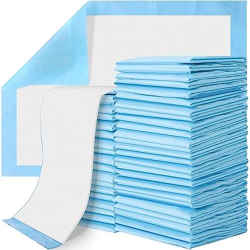 100 Pack Disposable Changing Pads,Large Leak-Proof Diaper Pad,Waterproof Diaper Changing Pad,Breathable Large Baby Disposable Underpad,Ultra Absorbent,17 X 13 Inch