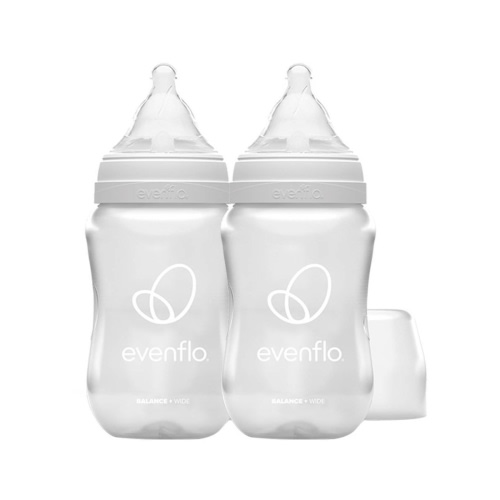 Evenflo Balance Wide-Neck Anti-Colic Baby Bottles - 9oz/2pk