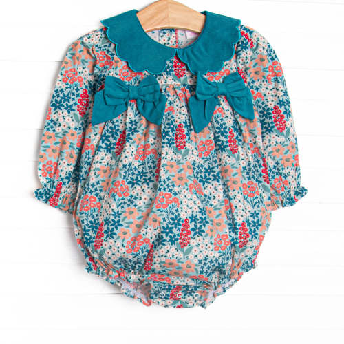 Marshland Meadows Side Tie Bubble, Blue – Stitchy Fish