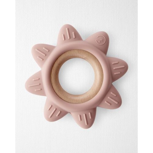 Baby Little Planet Silicone & Wood Teether - Pink - Little Planet | Carter's