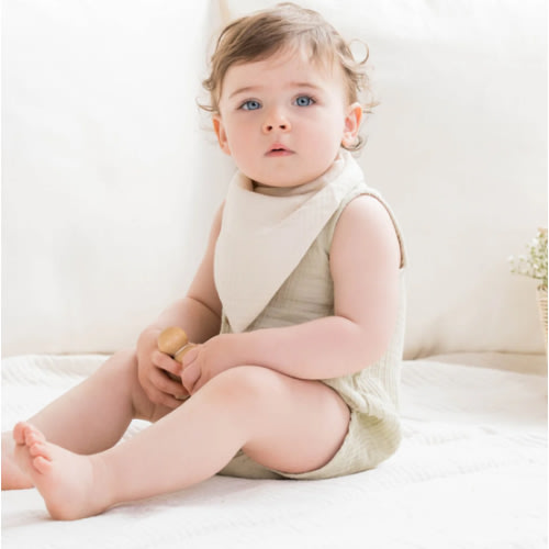 2-Pack Muslin Bandana Bibs