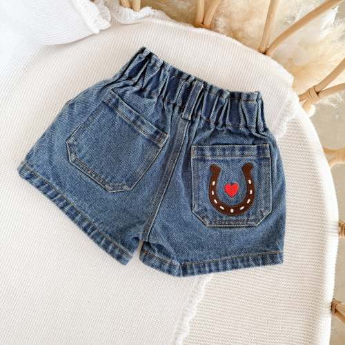Horseshoe Denim Shorts