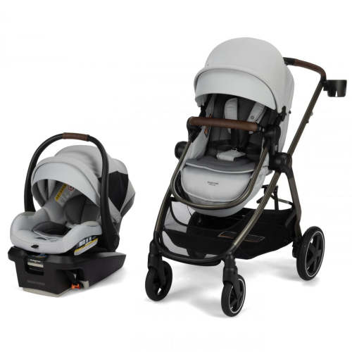 Maxi-Cosi Zelia 2 Luxe+ Travel System - Arctic Frost Brixy Store Exclusive