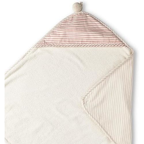 Pehr Stripes Away Hooded Towel - Petal, Multi