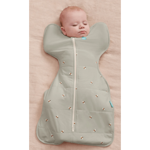 Swaddle Up™ 2.5 TOG Cotton Olive Bees