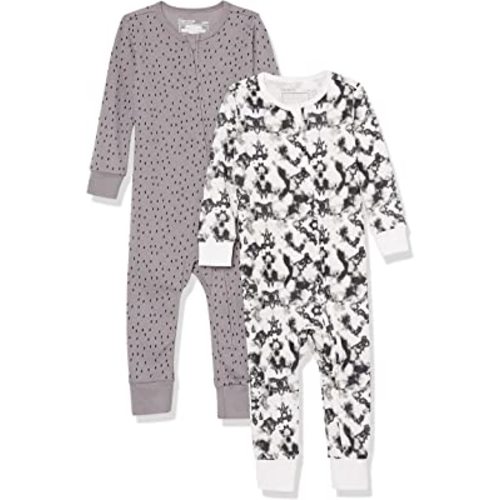 Hanes unisex-baby Ultimate Baby Zippin 2 Pack Sleep and Play Suits