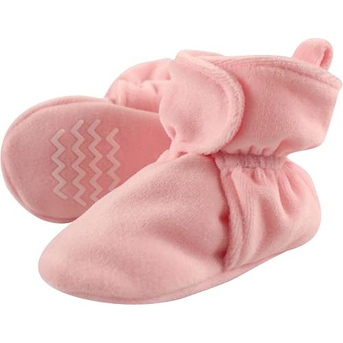 Hudson Baby Unisex Baby Cozy Velour Booties