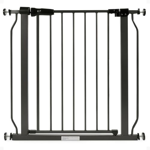 BalanceFrom Walk-Thru Safety Gate for Baby and Pets, Child Proof Fence for Doorways, Stairways, Hallways, 29.1" to 33.8" Opening, 30" Height, Graphite