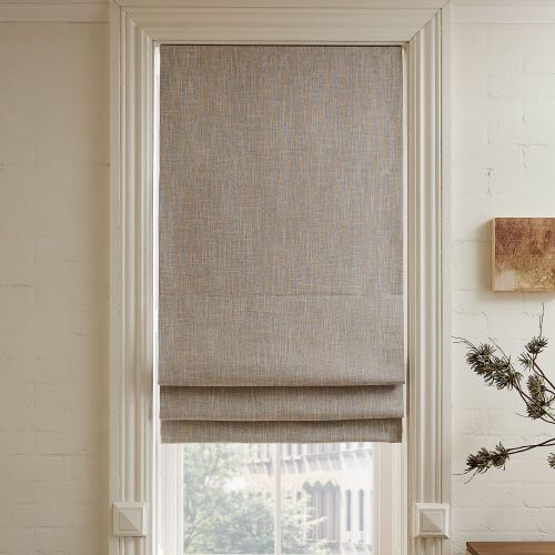 Crossweave Cordless Roman Blackout Shade