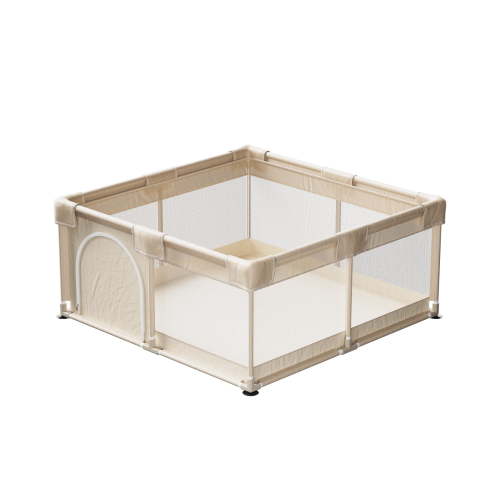 BEAUTYPEAK 48"x48" Large Baby Playpen Toddler Play Yard Fence for Boys and Girls, Light Gray