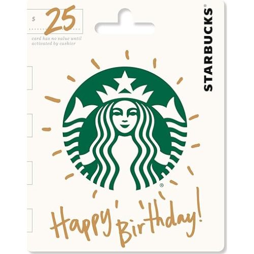 Starbucks Physical Gift Card
