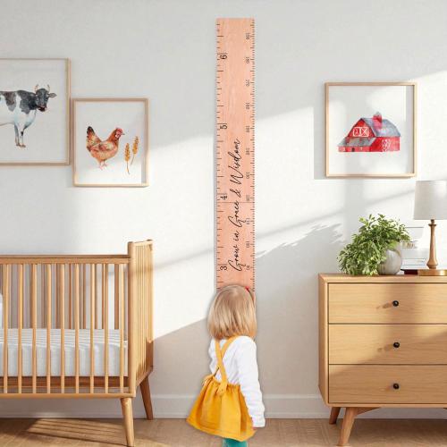 Personalized Growth Chart for Kids-Wood Growth Chart-measuring board for child growth Family Ruler Growth Chart,Wooden Height Chart for kids