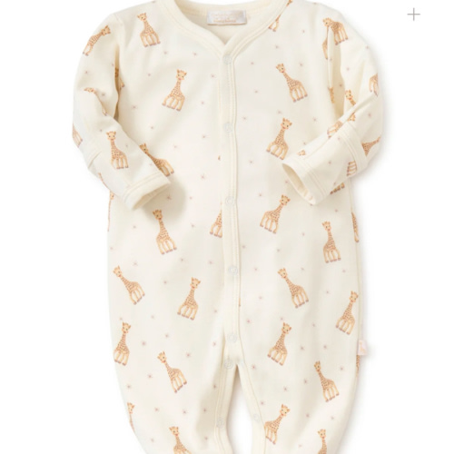 Sophie la girafe Ecru Print Footie