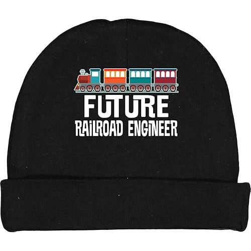 inktastic Future Railroad Engineer Train Baby Beanie Hat