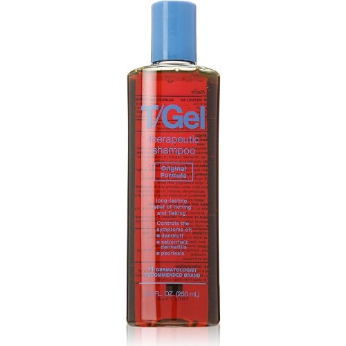 T/Gel Therapeutic Anti-Dandruff Shampoo, 8.5 Fl Oz, Original Formula, including Babapack Travel-size Bottle