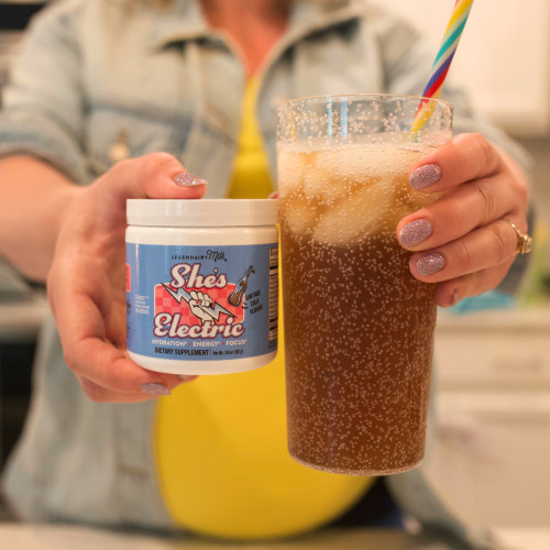 She’s Electric™ Energy Drink Powder | Electrolytes & Green Tea Extract Drink – Legendairy Milk