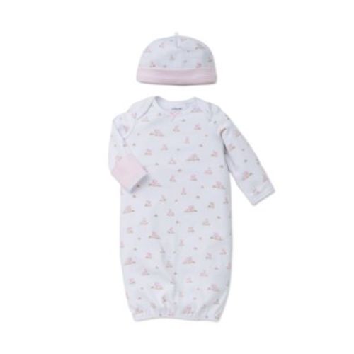 2-Piece Bunny Gown and Hat Set