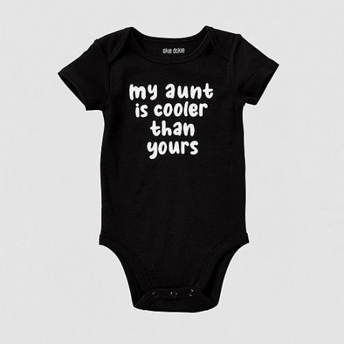 Okie Dokie Baby Unisex Round Neck Short Sleeve Rib Bodysuit, Color: Black - JCPenney