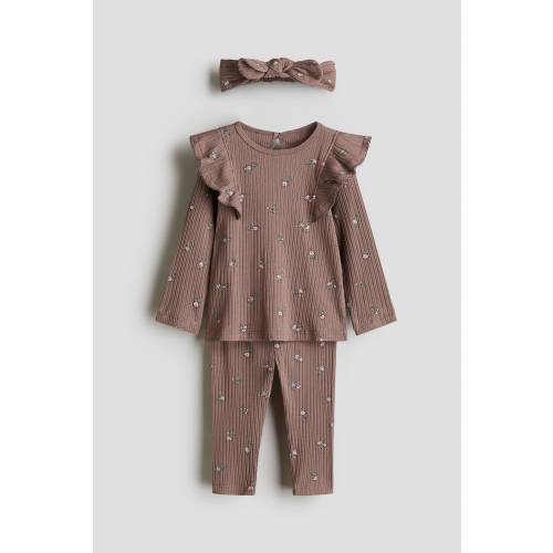 3-PIECE PRINTED JERSEY SET
