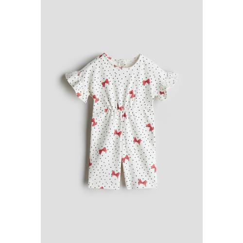 PRINTED TERRY JUMPSUIT