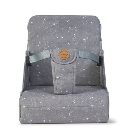 SARO Galaxy Nude Pink Booster Seat: Travel High Chair for Baby Mealtime & Organization - Compact & Safe Booster Seat