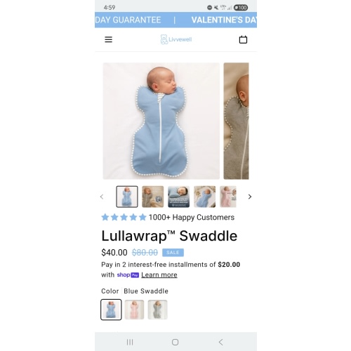 Lullawrap™ Swaddle – Livvewell