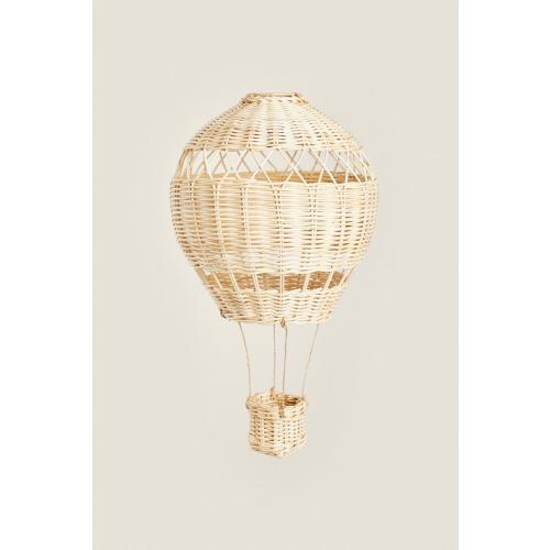 KIDS’ RATTAN GLOBE CEILING LAMP SHADE