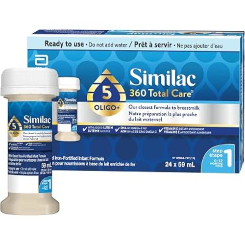 Similac 360 Total Care Step 1 Ready-To-Feed 24x59mL Bottles