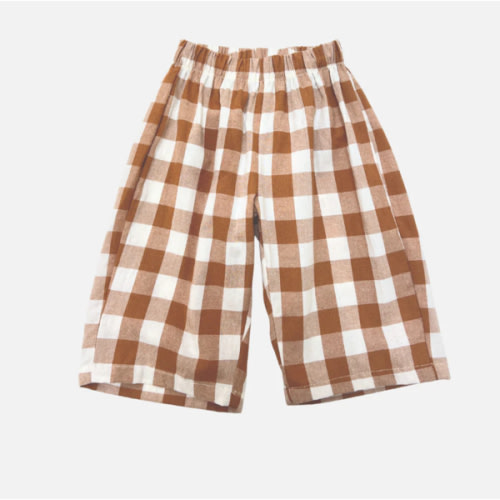 GINGHAM BABY PANTS