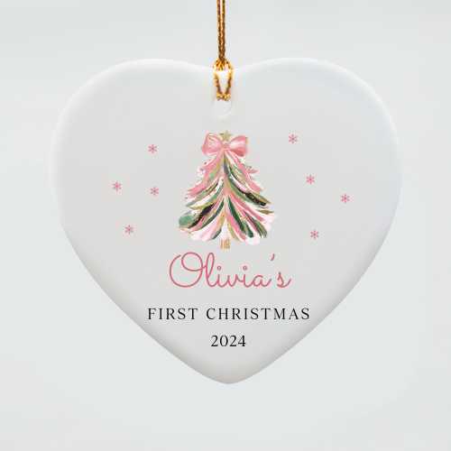 Personalized Baby's First Christmas Ornament, Baby Name Ornament, New Baby Gift, Baby Keepsake, Custom Baby Ornament