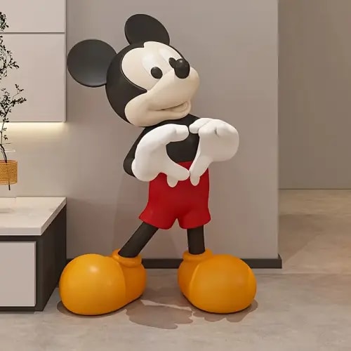 heart gesture statue large floor - Temu