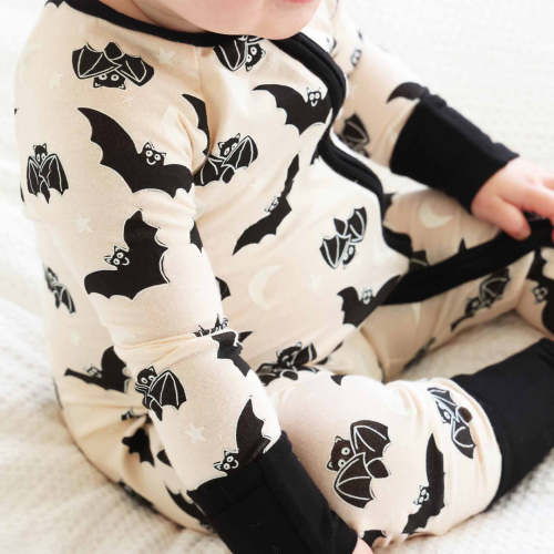 Scaredy Bats Convertible Zip Romper