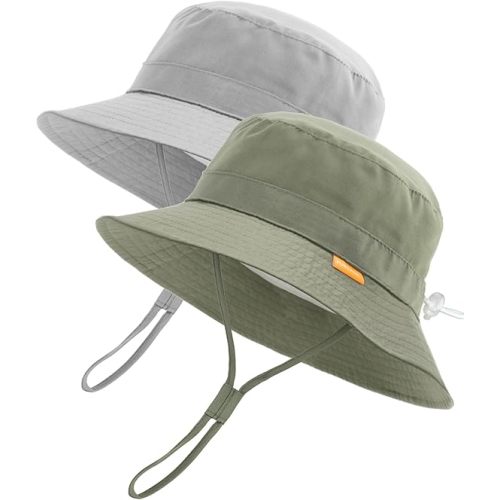 FURTALK Baby Sun Hat Toddler Boys Girls Bucket Hat for Kids 0-5 Years UPF 50+ Sun Protective Child Summer Beach Hats
