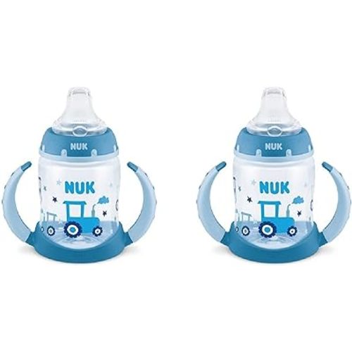 NUK Learner Cup Sea Creatures -Boys ,5-Ounce (2 Count)