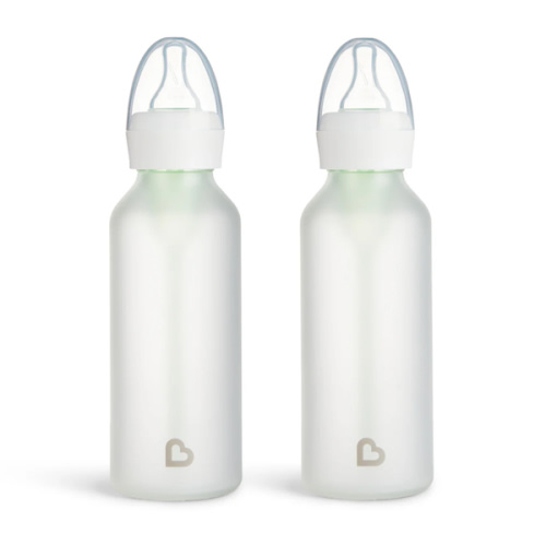 Bond® Silicone Glass Bottle 4oz or 8oz, 2pk | Munchkin
