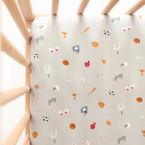 Sports Zone Crib Sheet – Brave Little Ones