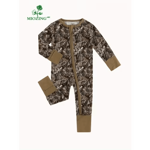baby stuff camouflage print baby romper bamboo fiber - Temu