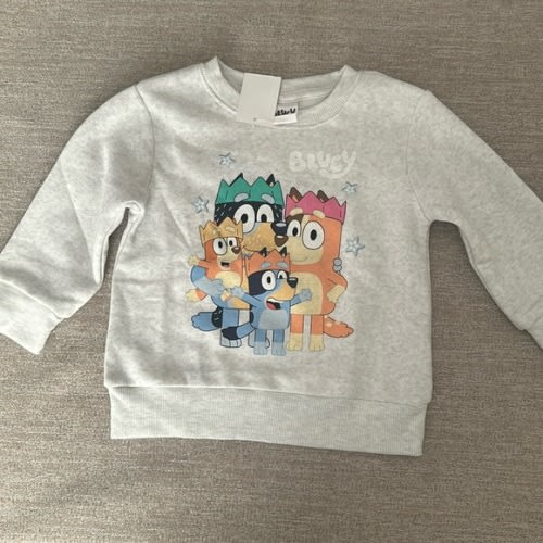 Bluey crewneck sweatshirt Size 18 mo.  NWT