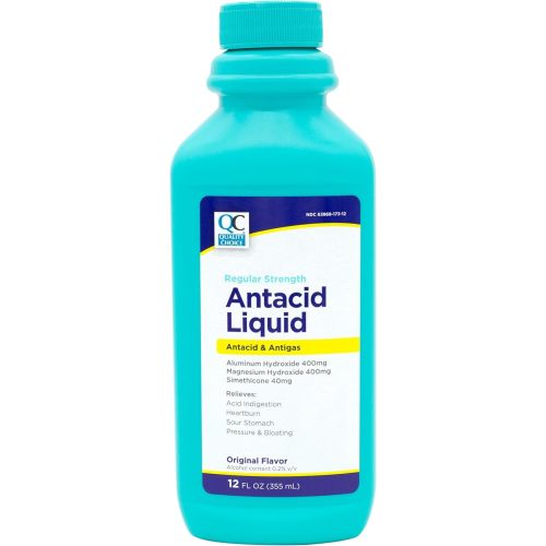 Quality Choice Antacid LIQIUD Regular Strength (MYLANTA) 12OZ
