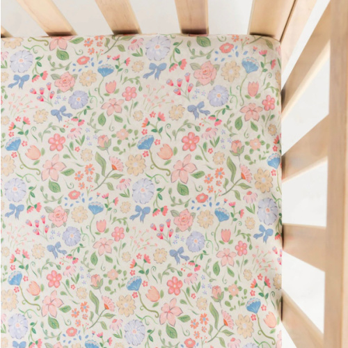 Eliana Crib Sheet | Bamboo Baby Crib Sheet | In My Jammers