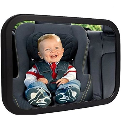 Shynerk Baby Car Mirror, Rear Facing Car Seat Mirror Safety for Infant Newborn, Baby Mirror with Wide Rearview & 360° Rotation, Shatterproof & Easy Assembled Crash Tested