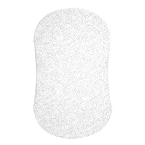 HALO - BassiNest Fitted Sheet 100% Cotton | Nautical Net - Pebble