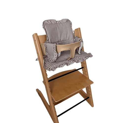 Mocha Stripe 2 in 1 Cushion