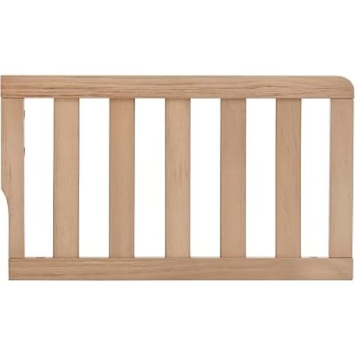 Dream On Me Toddler Guard Rail for Convertible Crib, Solid Wood Bed Rail for Toddler Bed Conversion, Sand Dunes