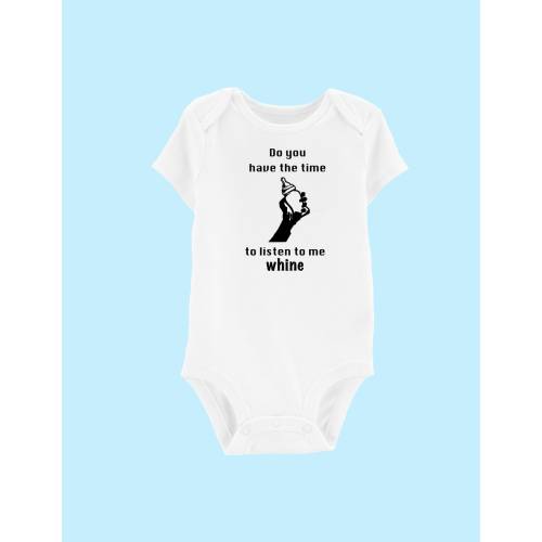 Pop Punk Lyrics Baby Snapsuit / Toddler Tee | Listen to me whine | 90s song lyric | Funny Baby Shower Gift | Cool Kid Clothes | For New Mom