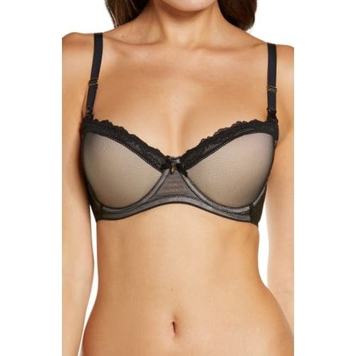 New Mama FlexyWire Underwire Nursing T-Shirt Bra, Black